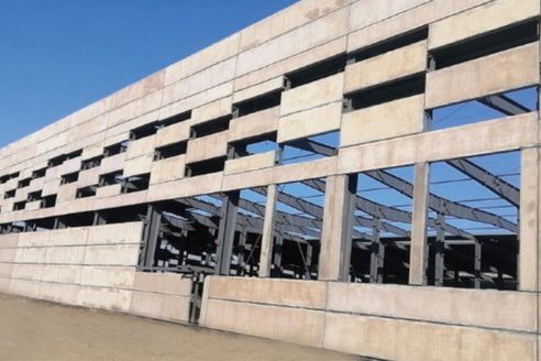 The workshop of the project of comprehensive utilization of construction waste o